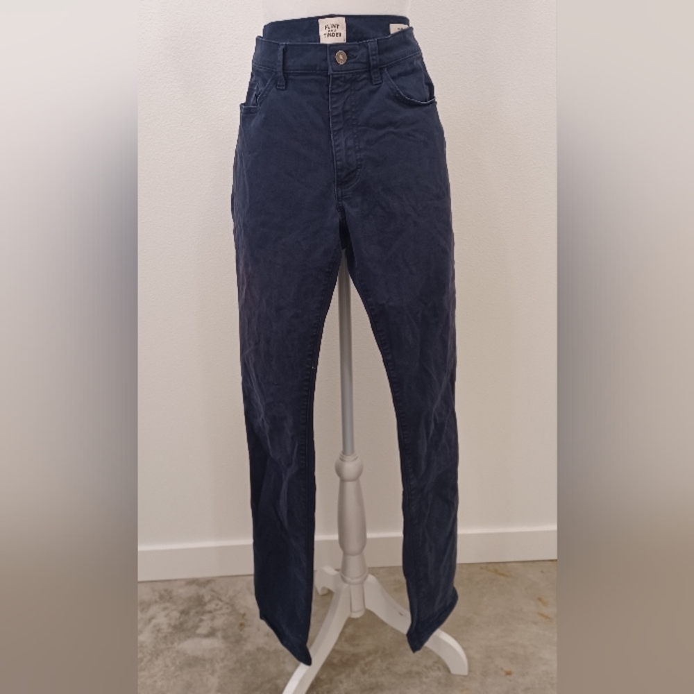 Flint and Tinder Navy Blue Slim Fit Jeans